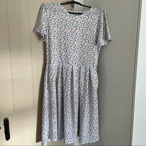 Amelia dress, confetti pattern, XL, Lularoe, new